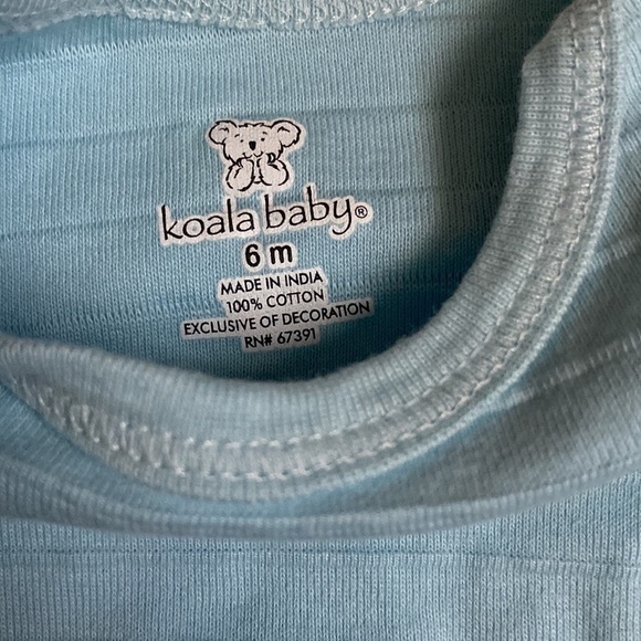 Infant Boys six month short sleeve, onesie, koala, baby brand - Picture 3 of 7